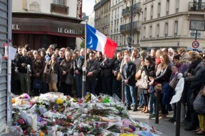 Minute's Silence Held In Paris To Honour The Victims Of The Terrorist Attack